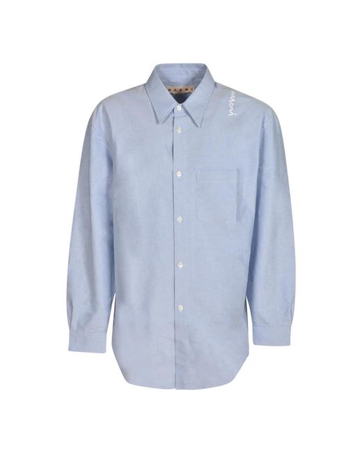 Marni Blue Casual Shirts for men