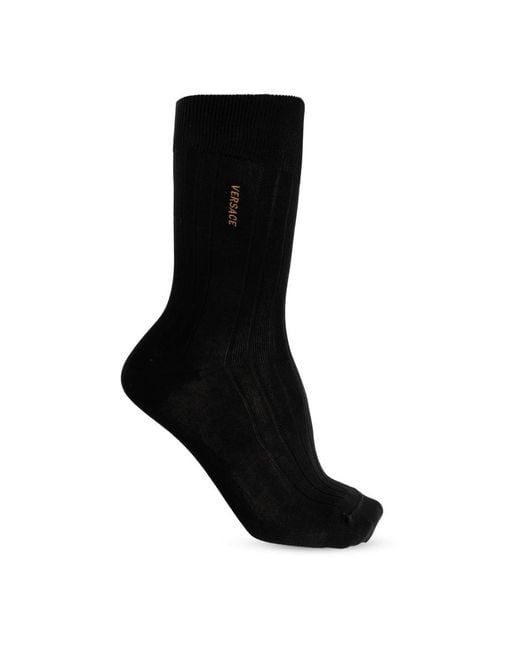 Versace Black Socks for men