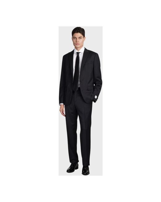 Calvin Klein Black Single Breasted Suits for men