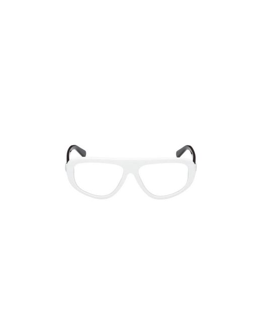 Moncler White Glasses for men