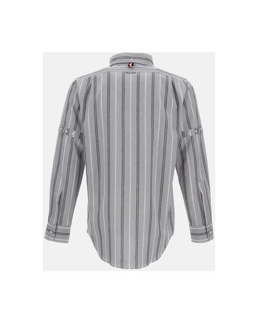 Thom Browne Gray Casual Shirts for men