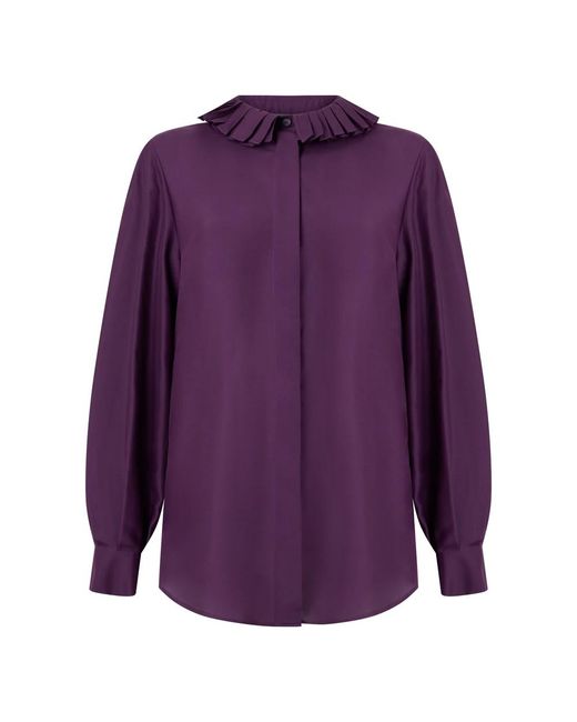 Alberta Ferretti Purple Shirts