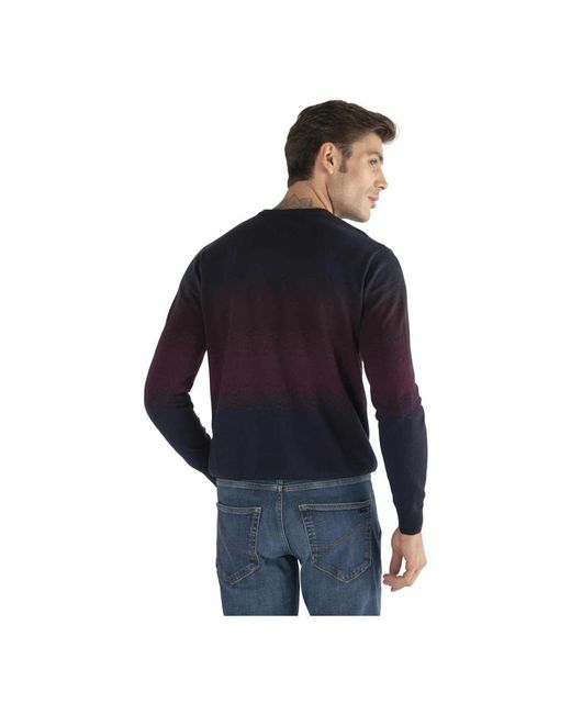 Harmont & Blaine Blue Round-Neck Knitwear for men