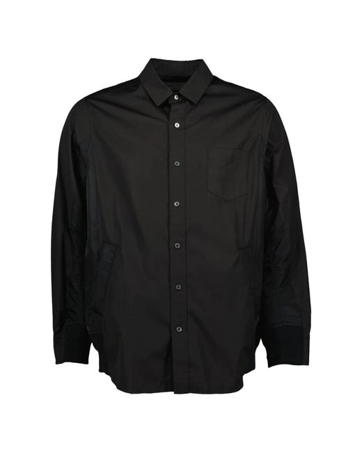 Sacai Black Casual Shirts for men