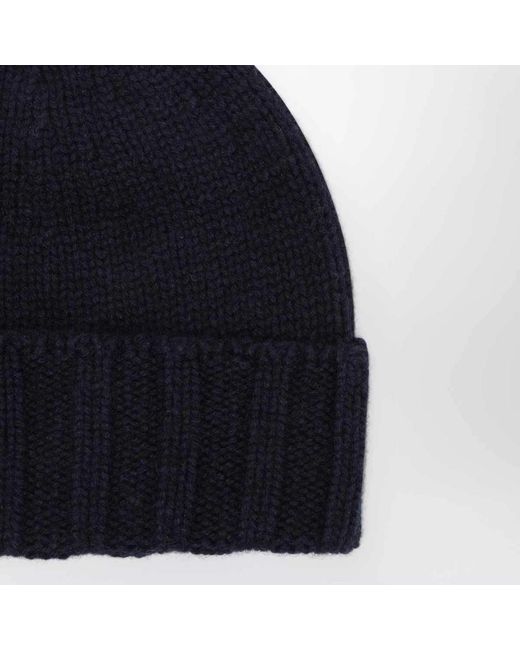 Drumohr Blue Beanies for men