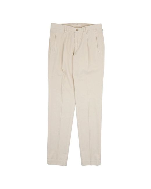 Incotex Chino'S in het Natural voor heren