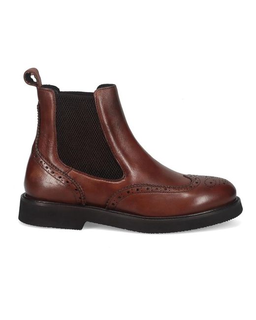 Sangiorgio Brown Chelsea Boots