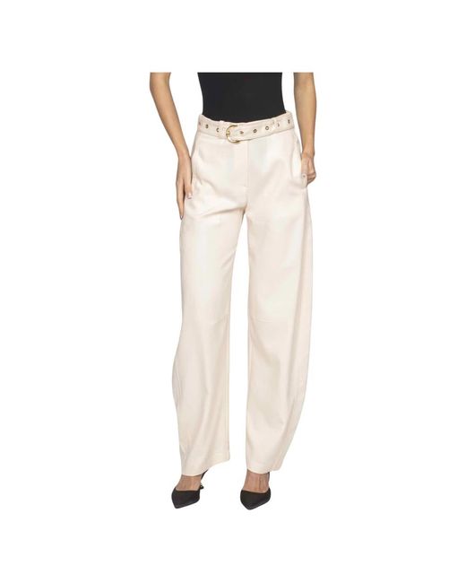 Pinko Natural Wide Trousers