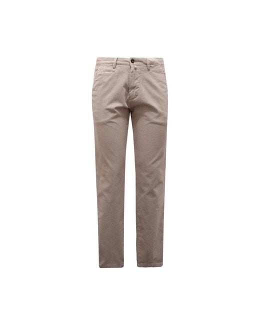 BRIGLIA Gray Chinos for men