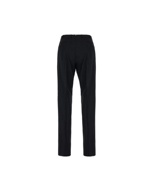 Zegna Black Slim-Fit Trousers for men