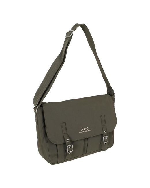 A.P.C. Green Cross Body Bags for men
