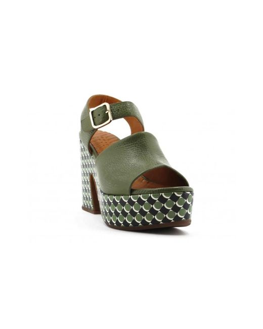 Chie Mihara Green High Heel Sandals
