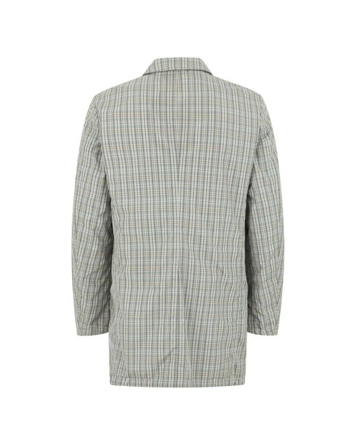 Moorer Gray Single-Breasted Coats for men