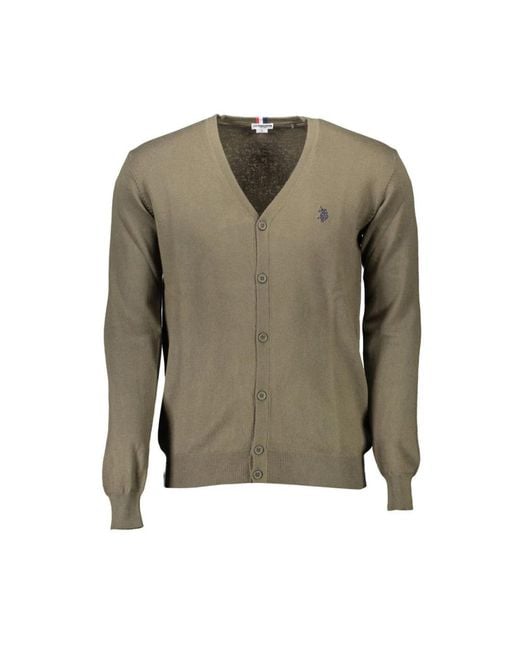 U.S. POLO ASSN. Green Cardigans for men