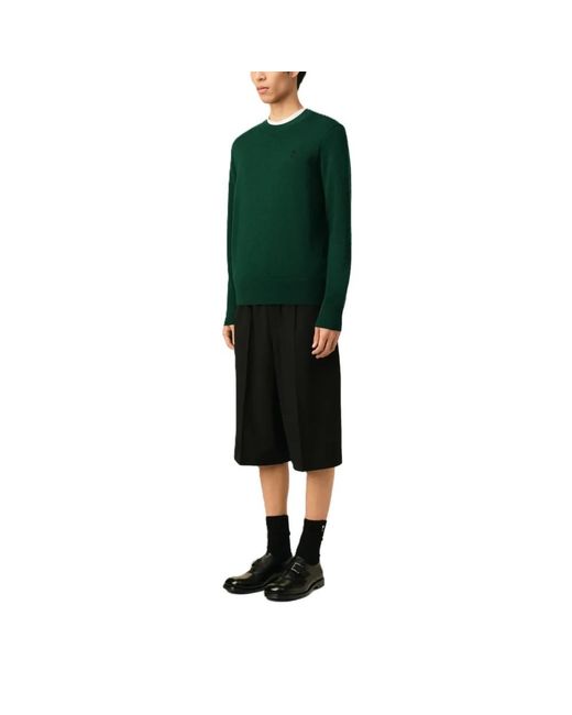 AMI Green Round-Neck Knitwear for men