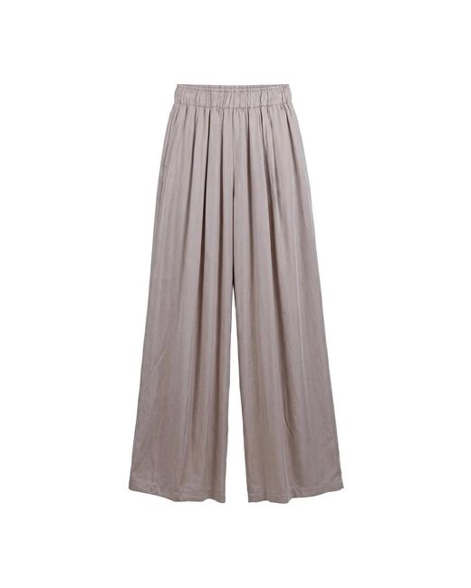Souvenir Clubbing Gray Wide Trousers