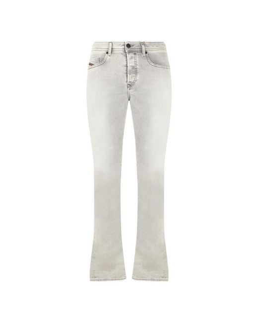 DIESEL Gray Flared Jeans for men