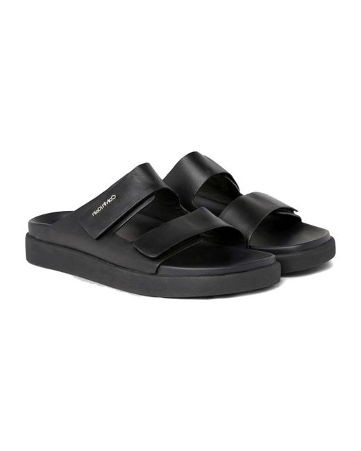 Shoes > flip flops & sliders > sliders Calvin Klein en coloris Black