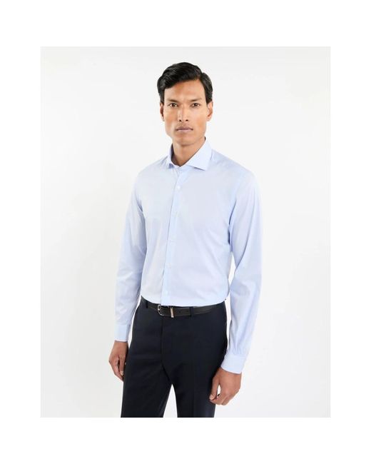 Fay Blue Casual Shirts for men