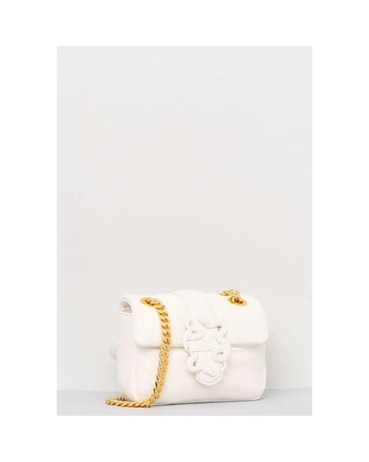 Just Cavalli White Shoulder Bags