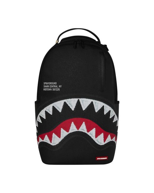 Sprayground Shark Central Thread Count Rucksack in Black für Herren