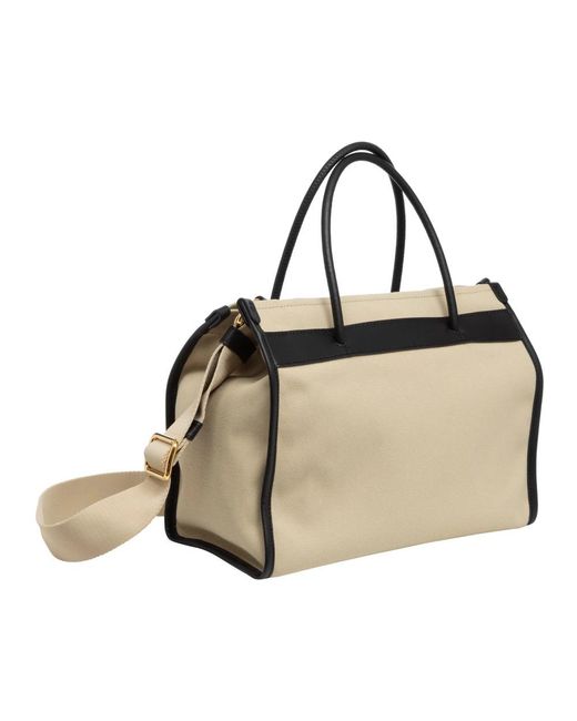 Moschino Natural Tote Bags