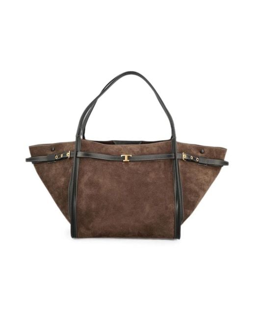 Tod's Brown Shopping Bags