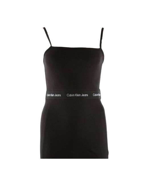 Calvin Klein Midi Dresses in het Black