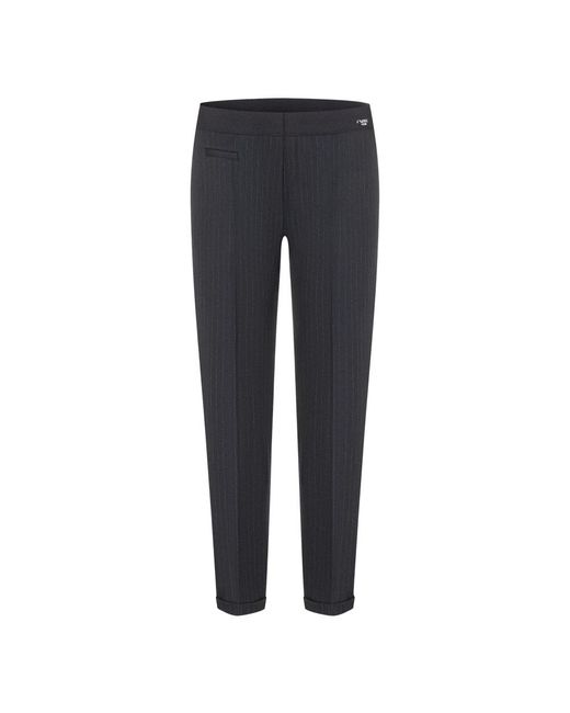 Cambio Blue Straight Trousers
