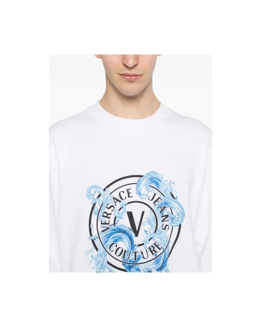 Versace Jeans Couture Blue Sweatshirts for men