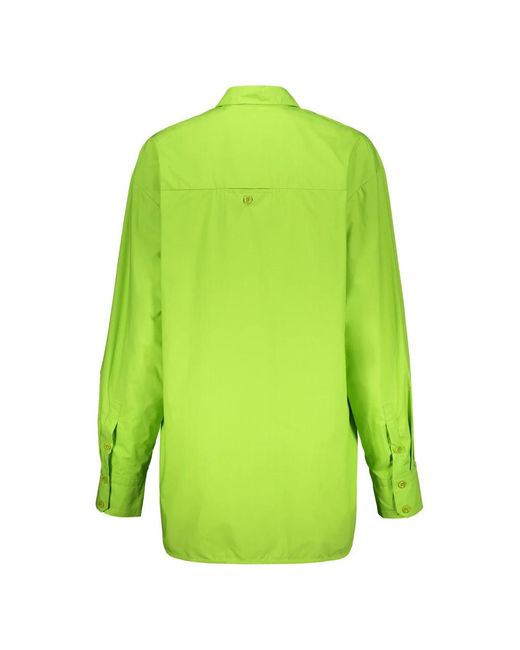 Low Classic Overhemden ,Groen ,Katoen Klassieke Katoenen Overhemd Met Knoopsluiting in het Green