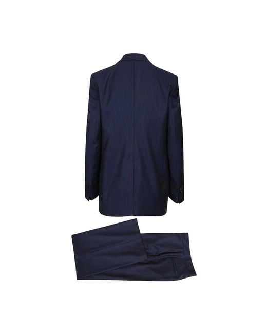 Tagliatore Blue Single Breasted Suits