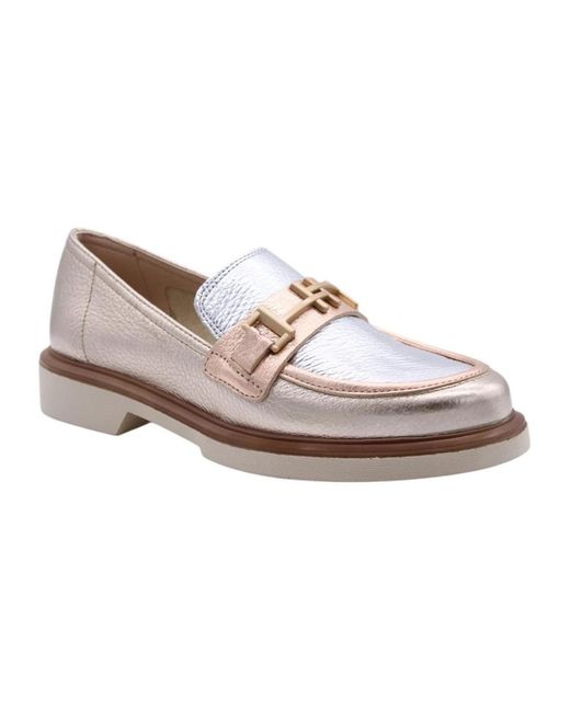 Hispanitas White Loafers