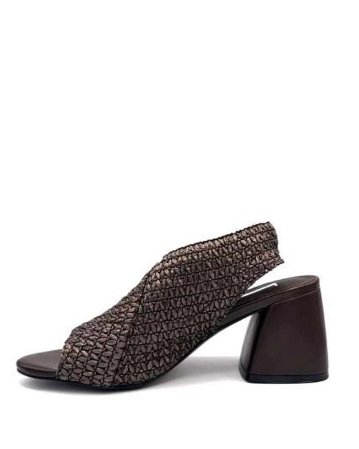 Jeannot Brown High Heel Sandals