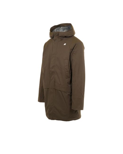 K-Way Brown Parkas for men