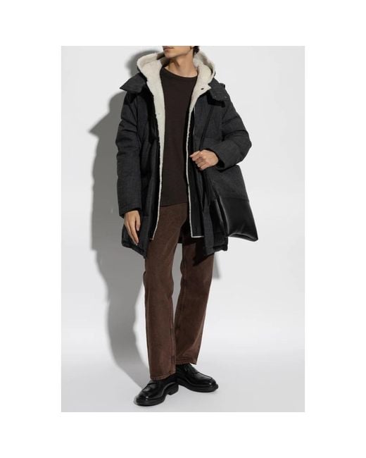 Yves Salomon Down Jackets in het Black voor heren