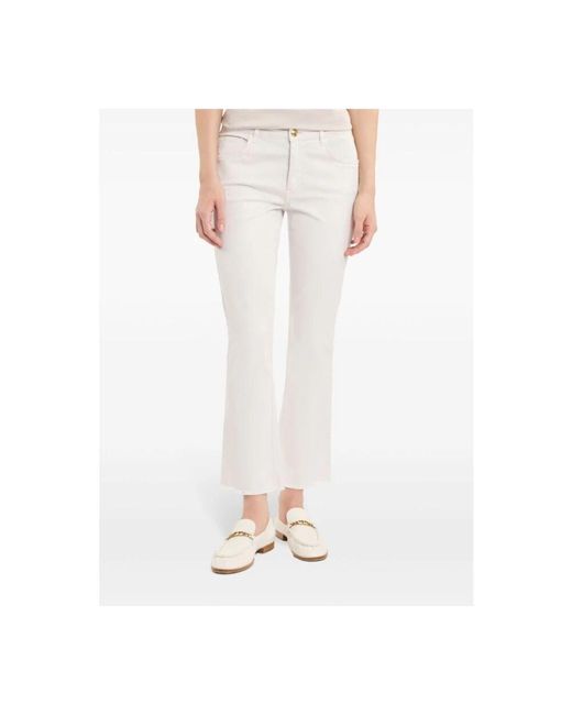 Fay White Hose mit klassischem design