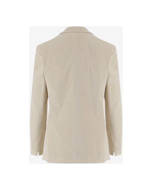 Lardini Stretch Katoenen Jas in het Natural