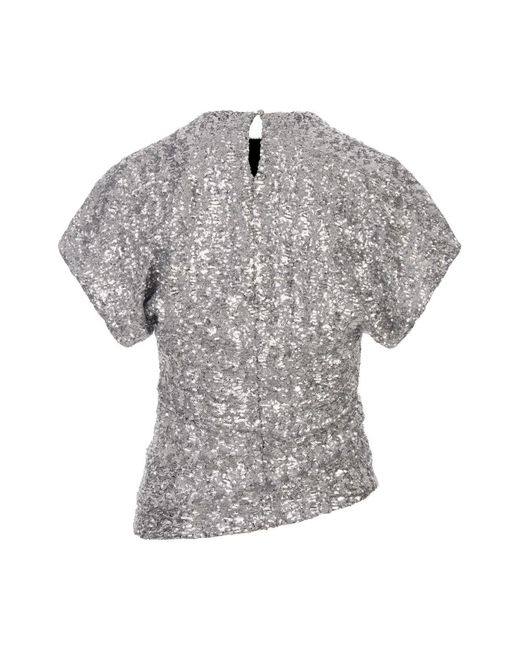 Blouses & shirts > blouses Rabanne en coloris Gray