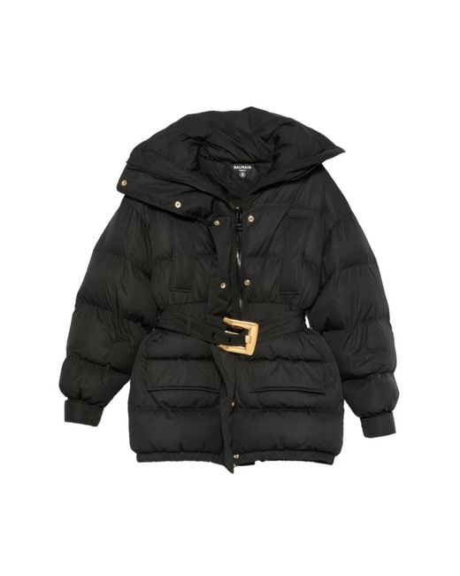 Balmain Winterjas in het Black