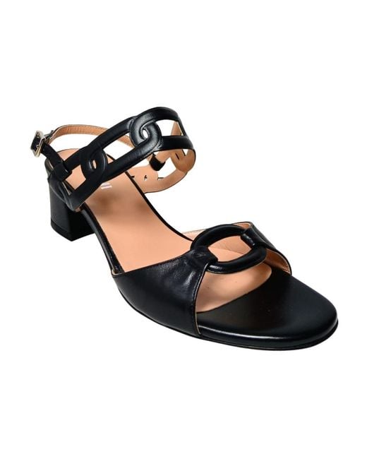 Pollini Black High Heel Sandals
