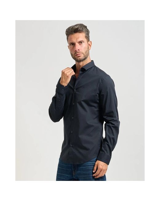 ARMANI EXCHANGE Blue Casual Shirts for men