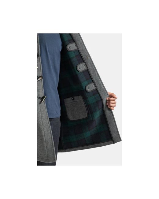 Gloverall Morris Duffle Coat in het Black voor heren