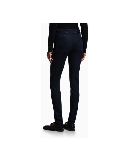 Emporio Armani Blue Skinny Fit Jeans