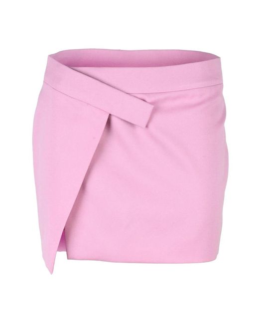 The Attico Pink Short Skirts