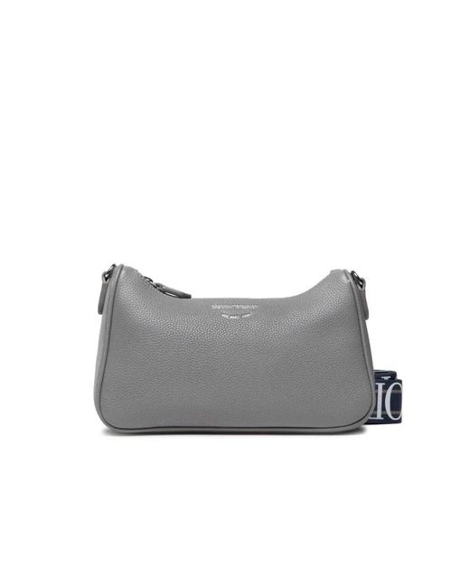 Emporio Armani Gray Shoulder Bags