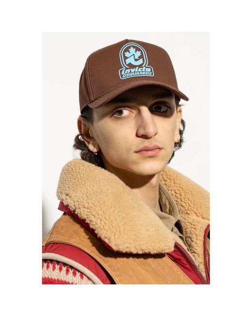 Caps DSquared² de hombre de color Brown