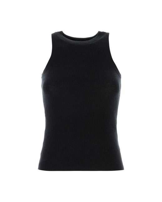 Co. Black Sleeveless Tops