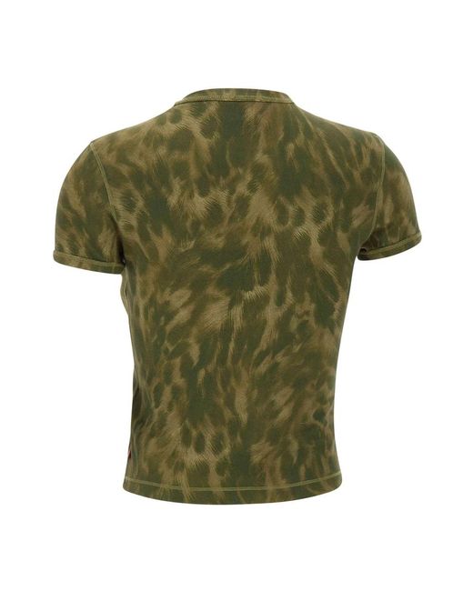 DIESEL Green T-Shirts