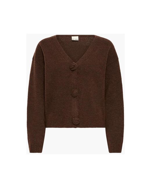 Cardigans Ichi en coloris Brown